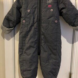 Sucre D'orge Infant Blue Unisex Snowsuit with Hood Size 6 Month